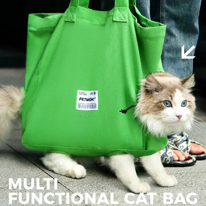 Soft Breathable Walk-Design Pet Carrier Bag – Nylon Backpack for Cats & Dogs