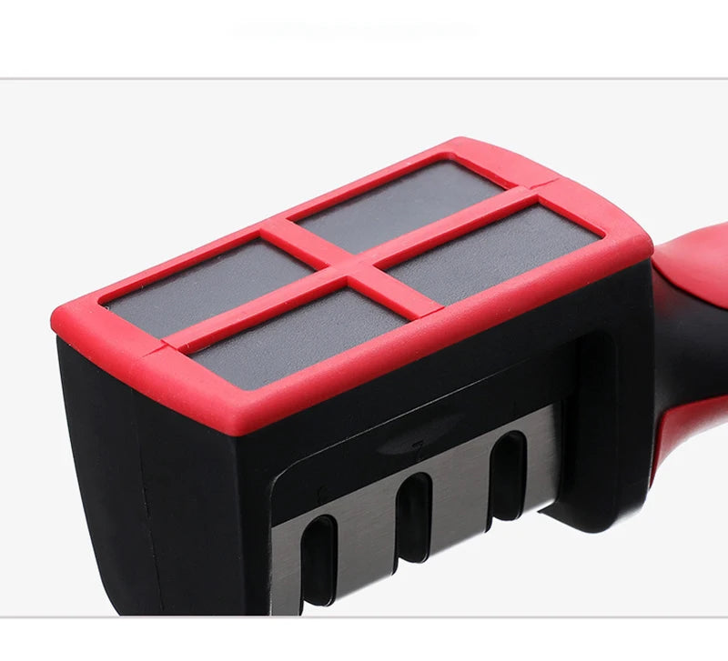 Handheld 3-Stage Knife Sharpener – Multi-Function Quick Sharpening Tool with Non-Slip Base