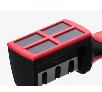 Handheld 3-Stage Knife Sharpener – Multi-Function Quick Sharpening Tool with Non-Slip Base