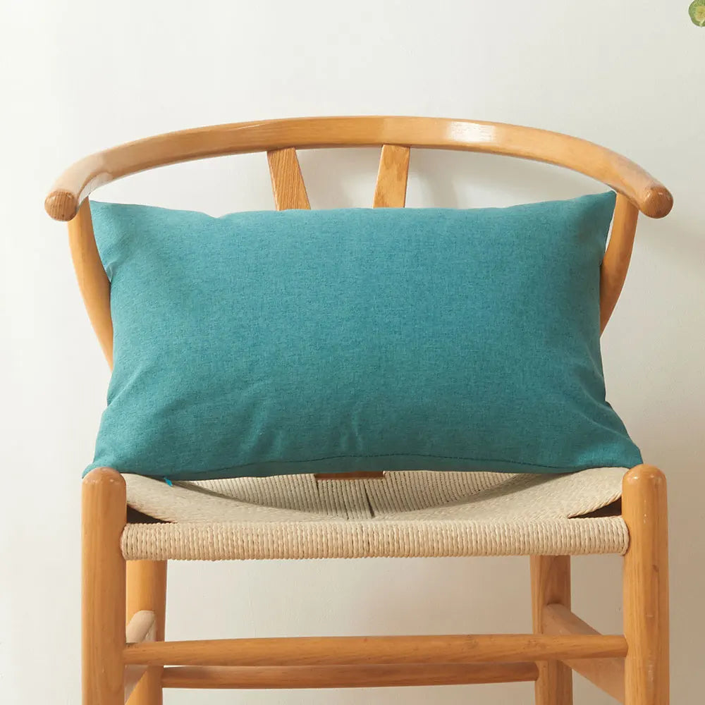Waterproof Cushion Cover 30x50cm – Breathable Japan Style Sofa Pillowcase for Home Decor Living Room