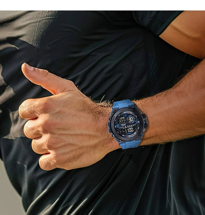 Top Luxury Electronic Watch for Man Outdoor Sport Watch Stopwatch Waterproof Calendar Digital Clock 24355 - BeeTrendyShop.COM