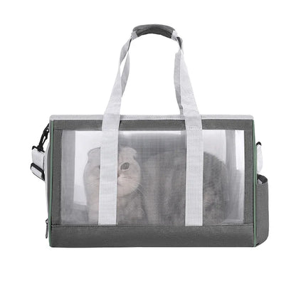 Soft-Sided Pet Carrier Bag – Airline Approved, Foldable, Up to 15 lbs