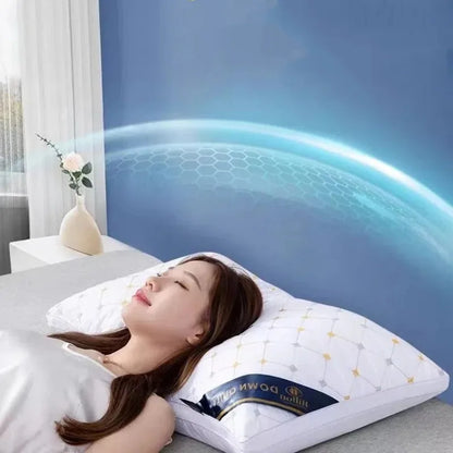 Polyester Pillow Insert for Adults - Hotel & Home Use, Soft White Rectangular Bedding Core, Durable Pillow for Dorm & Household - BeeTrendyShop.COM
