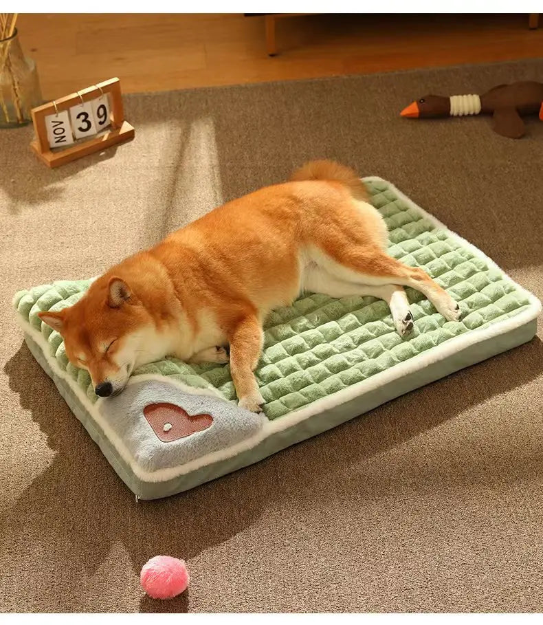 Orthopedic Memory Foam Dog Bed - Machine Washable for All-Size Dogs & Cats
