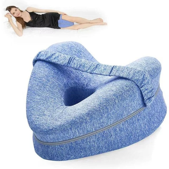 Orthopedic Hip Alignment Knee Pillow – Relieves Back, Hip & Sciatica Pain | Side Sleeper Cushion for Bed & Sofa