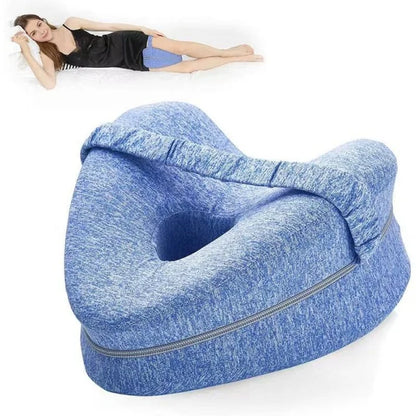 Orthopedic Hip Alignment Knee Pillow – Relieves Back, Hip & Sciatica Pain | Side Sleeper Cushion for Bed & Sofa