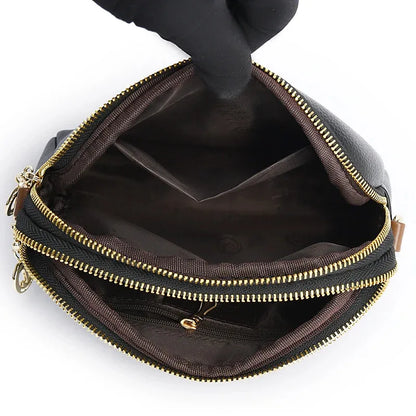 Women's Messenger Bag Women's Shoulder Bag Handbag Designer Cowhide Flap Bag Luxury Crossbody Bag For Women - BeeTrendyShop.COM
