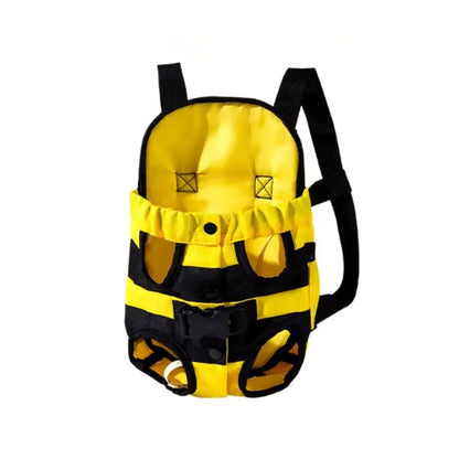 Front Pack Pet Carrier – Breathable Canvas Bag for Dogs & Cats