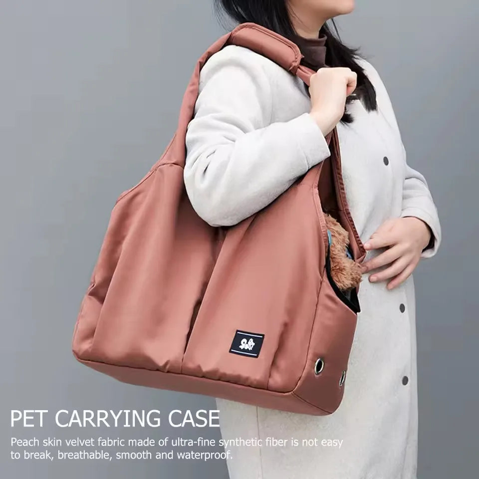 Breathable Pet Carrier Bag – Cat & Dog Travel Shoulder Bag