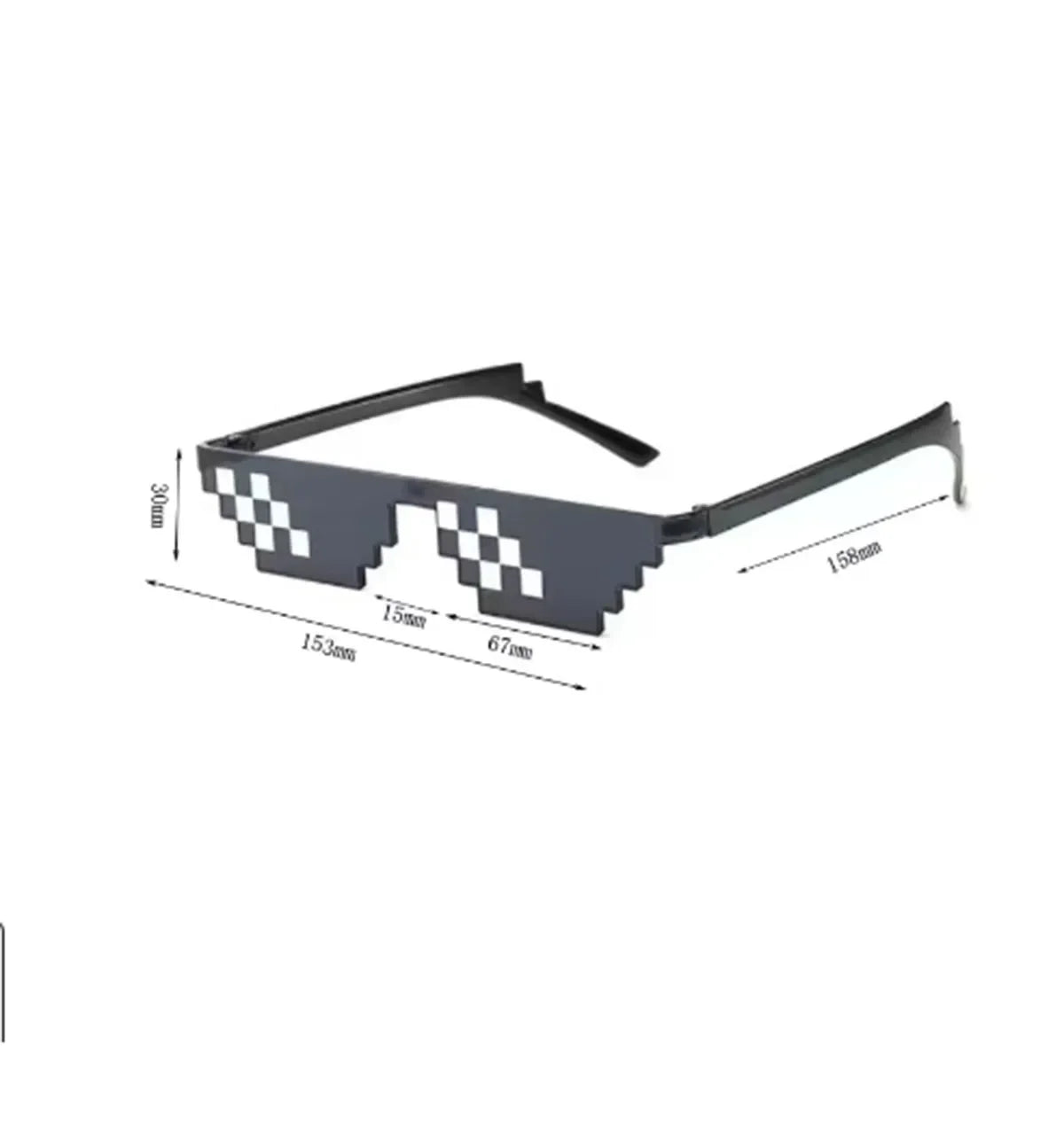 5Pcs NEW Mosaic Sunglasses Trick Toy