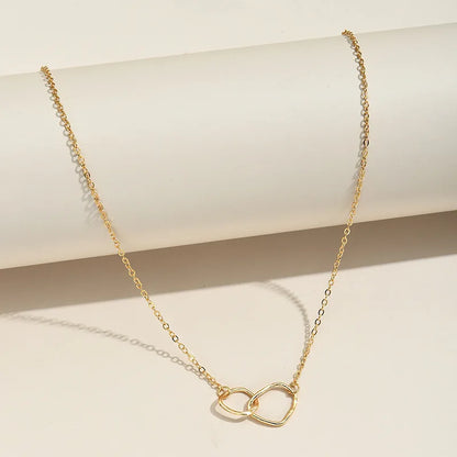 Geometric Round Choker Necklace Set – Rhinestone Zinc Alloy Women’s Jewelry