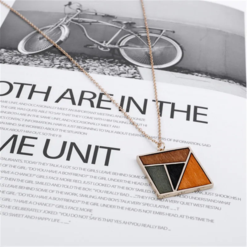 circular necklace, square, metal, multilayer, hip hop, long chain, cool, simple necklace, ladies and gentleman, jewelry, gifts