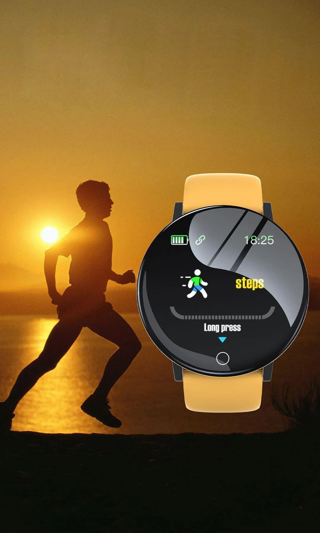 D18 Multifunctional Smart Watch Men & Women Bluetooth Connected Phone Music Fitness Sports Bracelet Sleep Monitor watch