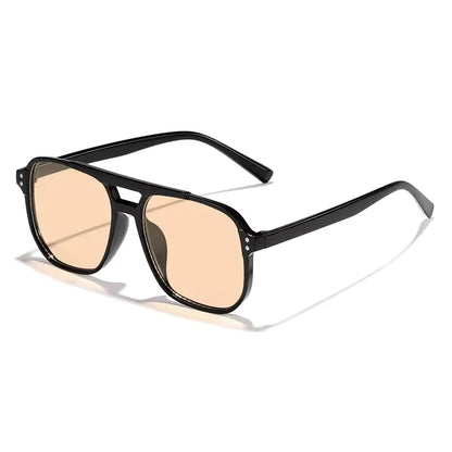 Vintage Oversized Square Sunglasses – UV400 Retro Shades for Men & Women