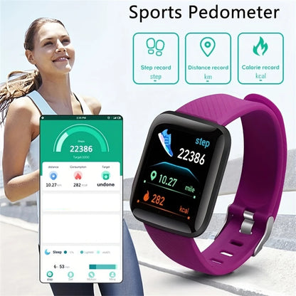 Smartwatch – Message Alerts, Fitness Monitor, Smart Bracelet, Birthday Gift for Men & Women