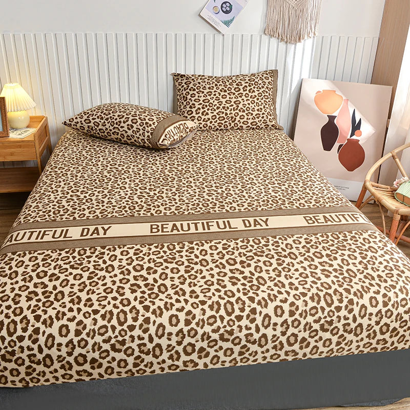Fitted Bed Cover – Single & Double Bedspread for Home in Multiple Sizes (No Pillowcase)