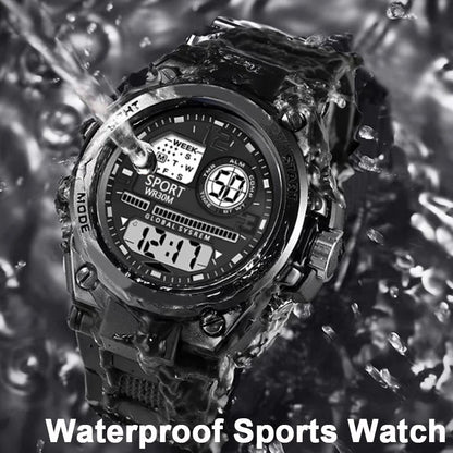 Men's Sports Watches 30M Waterproof Multifunction Clock Outdoor Military Digital Watch Smart Electronic Wristwatch for man Kids - BeeTrendyShop.COM