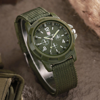 Men Watches Casual Military Quartz Sport Wristwatch Nylon Band Male Clock Watch Relogio Masculino（Without Box） - BeeTrendyShop.COM