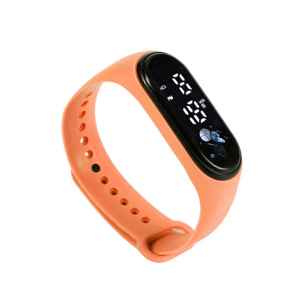 Kawaii Smart Watch For Kids Fashion Outdoor Waterproof Sports Kids' Watches Boy Girls Digital Watches Silicone montre enfant - BeeTrendyShop.COM