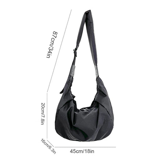 New Fashion Summer Large Capacity Casual Women Shoulder Bag Korean Style Hobos Bag Youth Crossbody Shoulder Bag