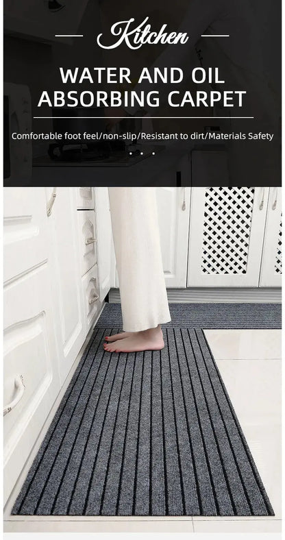 Modern Minimalist Square Floor Mat - Durable, Stain/Fade Resistant, Non-Slip Rubber Backing, Machine Washable for Indoor/Outdoor - BeeTrendyShop.COM