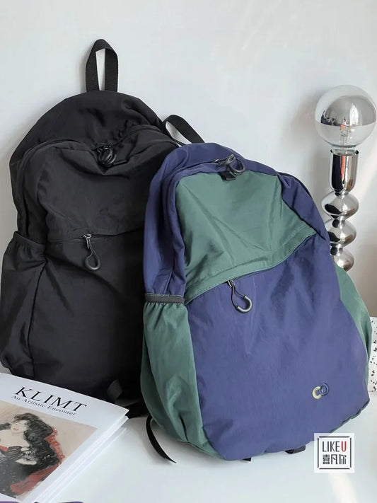 Korean Nylon Lightweight High Capacity Travel Backpack