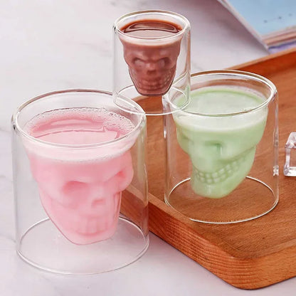 Double Bottom Crystal Cocktail Glass – Multi-Use Bar Drinkware