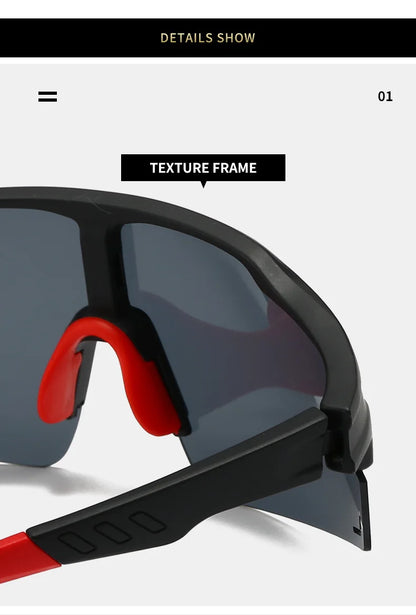Gifansee Sport Cycling Sunglasses – UV400 Mirror Gradient for Hiking, Golf & Baseball