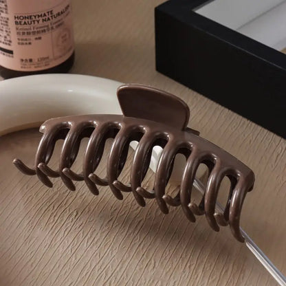 Large Geometric Hair Claw Clip Set – Cross Matte French Hairgrip for Women (1/2/4/6Pcs)