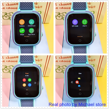 LT21 4G Kids Smartwatch – GPS, WiFi, Video Call, SOS, IP67 Waterproof, Camera & Location Tracker