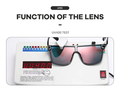 Fishing Sunglasses – UV400 Square Outdoor Sport Driving Shades for Men & Women