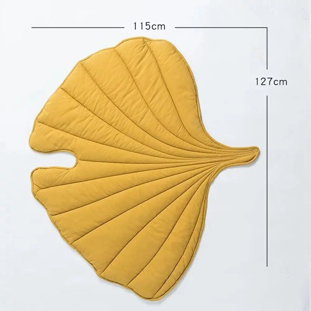 Leaf-Shaped Cooling Mat for Dogs & Cats - Breathable, Washable Summer Bed