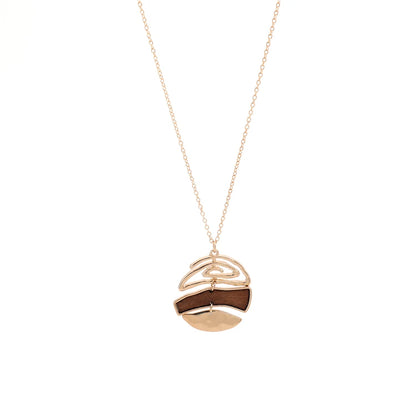 Circular & Square Multilayer Hip Hop Necklace – Long Chain Unisex Jewelry