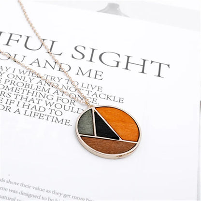 Circular & Square Multilayer Hip Hop Necklace – Long Chain Unisex Jewelry