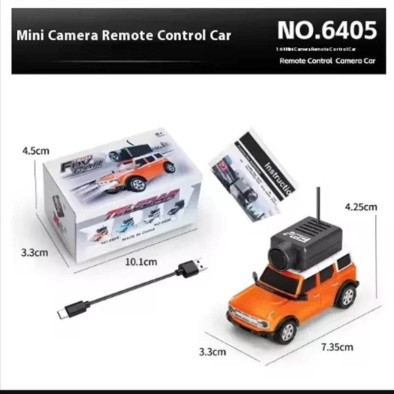 WLtoys 6401 Mini RC Car 1:64 with 720P FPV Camera | WiFi App Control | 2.4G Remote