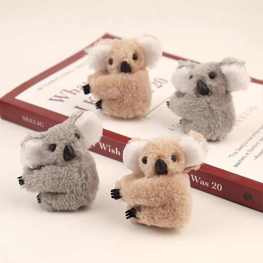 3D Plush Koala Hair Claw Clip – Cute Animal Barrette for Women & Girls
