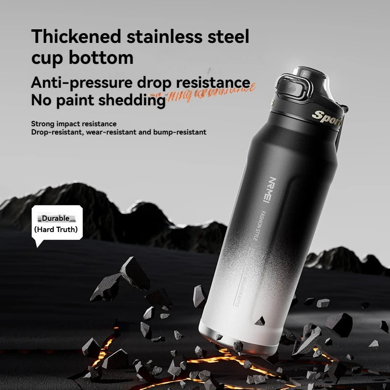 1.5L Stainless Steel Thermos Water Bottle – Vacuum Flask for Hot Tea, Coffee & Cold Water