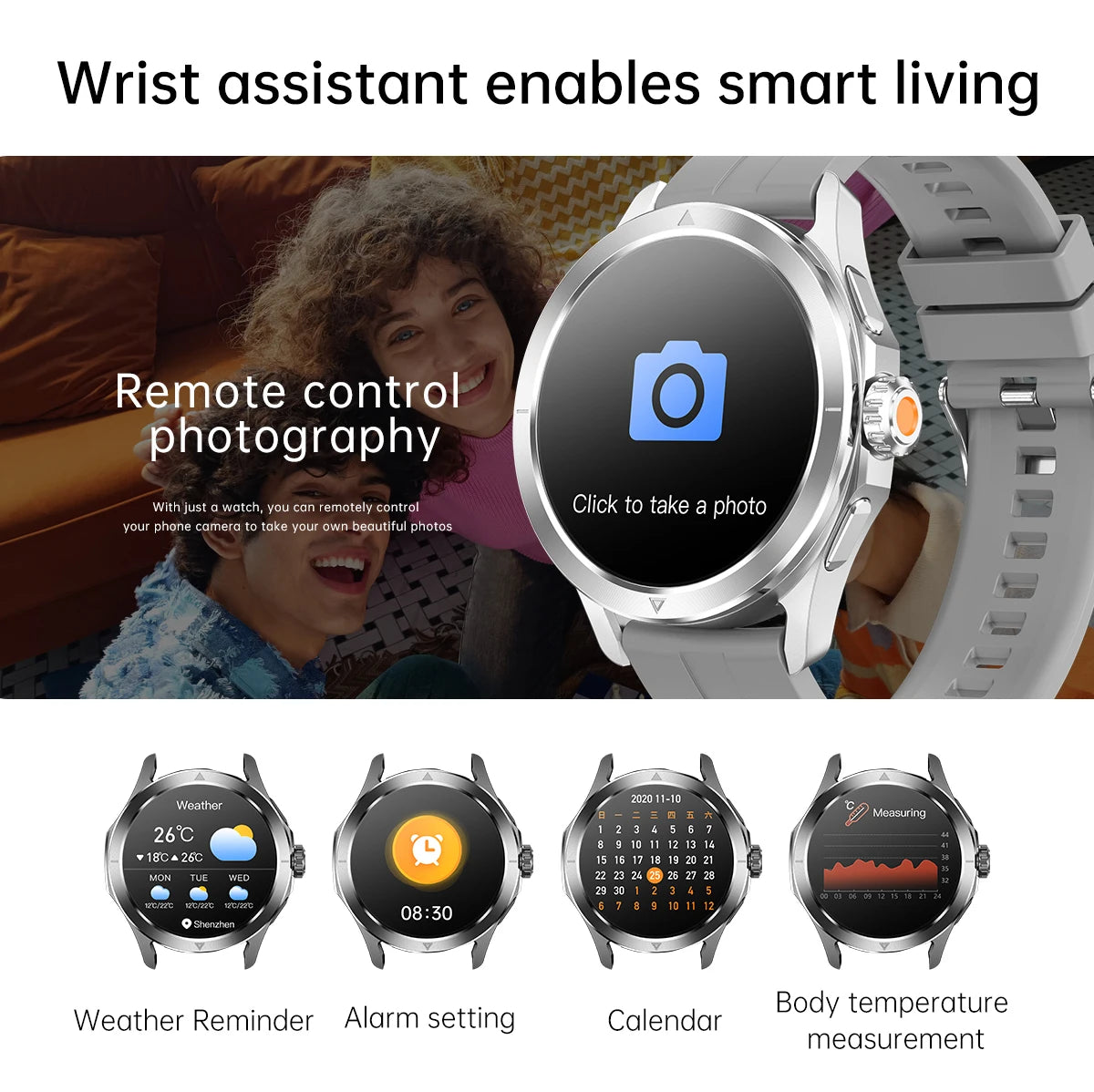 S4 Ultra Outdoor Sport Smartwatch – AMOLED HD, NFC, GPS, Heart Rate, Bluetooth Call
