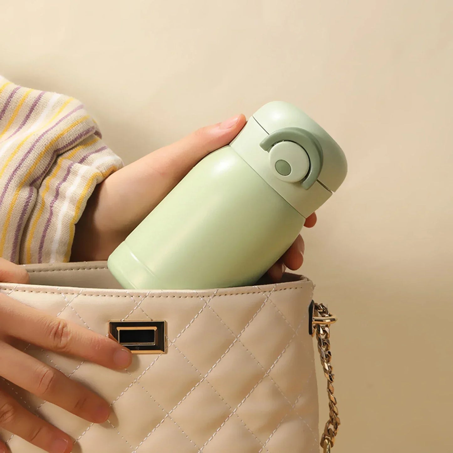 Portable Pocket Thermos Cup – Mini Stainless Steel Outdoor Camping Flask