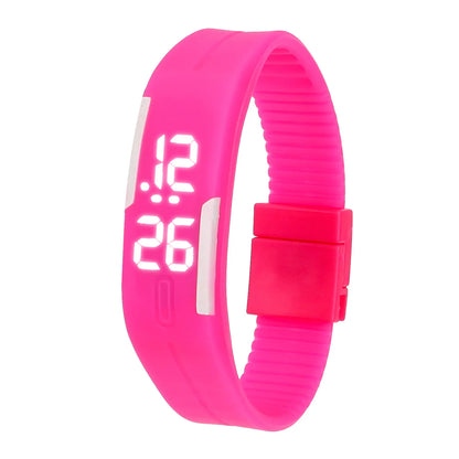 Sport Digital Children Watches Women Hot Silicone Strap LED Display Kids Watch Girls Boys Wristwatch Man Clock  Reloj de hombre - BeeTrendyShop.COM