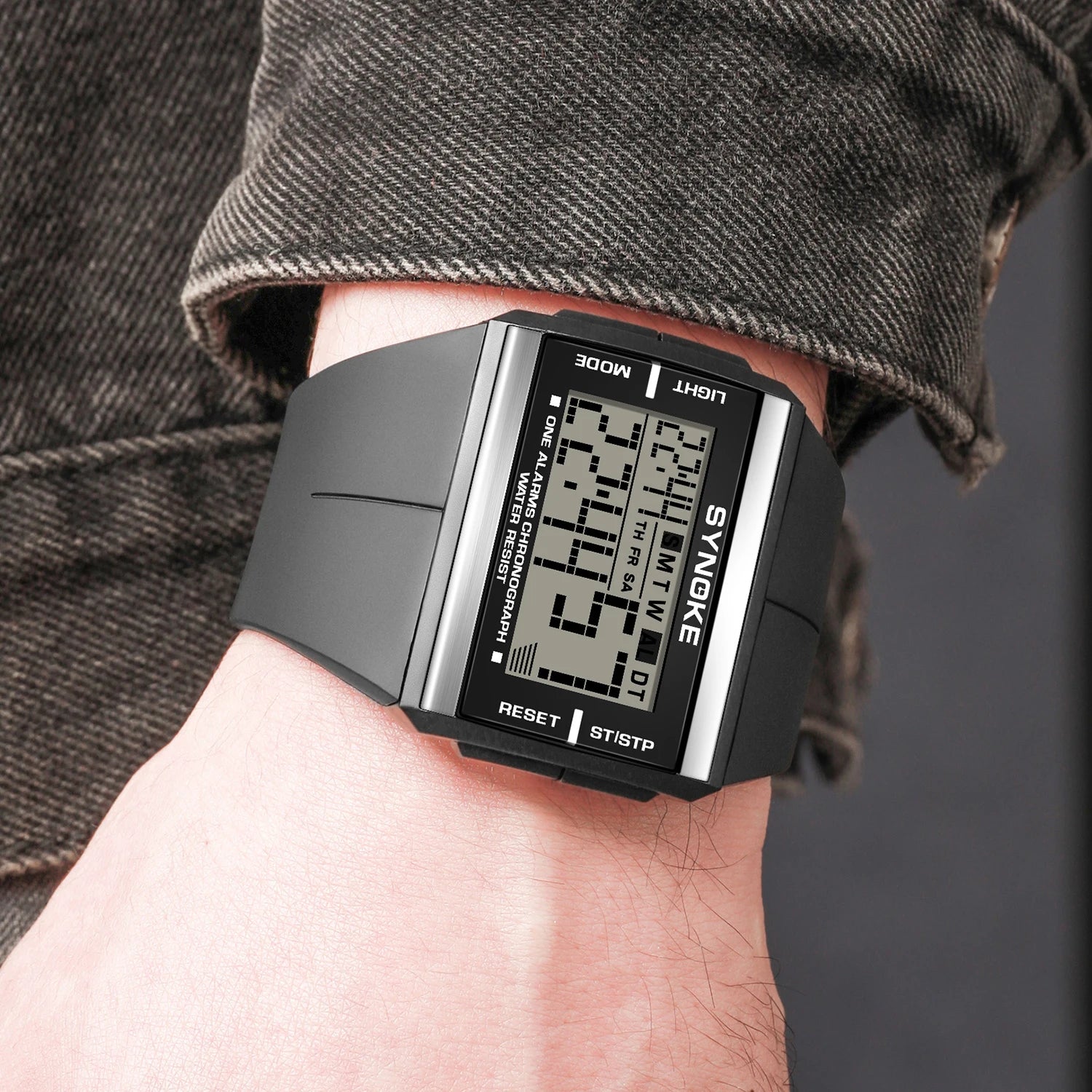 Digital Sports Watch: 50m Waterproof, Reliable & Stylish, Perfect for Every Adventure - BeeTrendyShop.COM