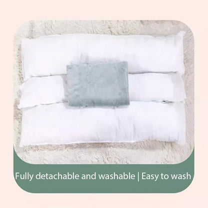 Snuggle Fleece Pet Bed & Blanket - Detachable, Warm Mat for All-Size Dogs & Cats - BeeTrendyShop.COM