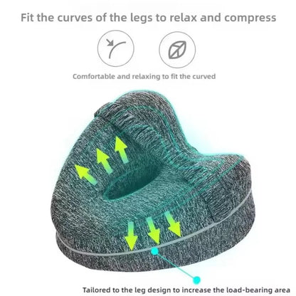 Orthopedic Hip Alignment Knee Pillow – Relieves Back, Hip & Sciatica Pain | Side Sleeper Cushion for Bed & Sofa