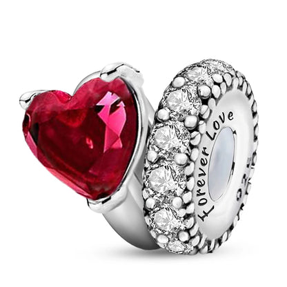 925 Sterling Silver Heart, Flower, Clover & Turtle Charm Bead – DIY Birthday Jewelry