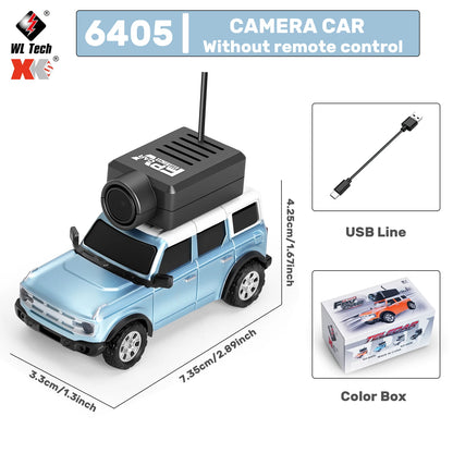 WLtoys 1/64 Mini RC Car with 720P FPV Camera – WiFi APP & 2.4G Remote Control (6405/6406)