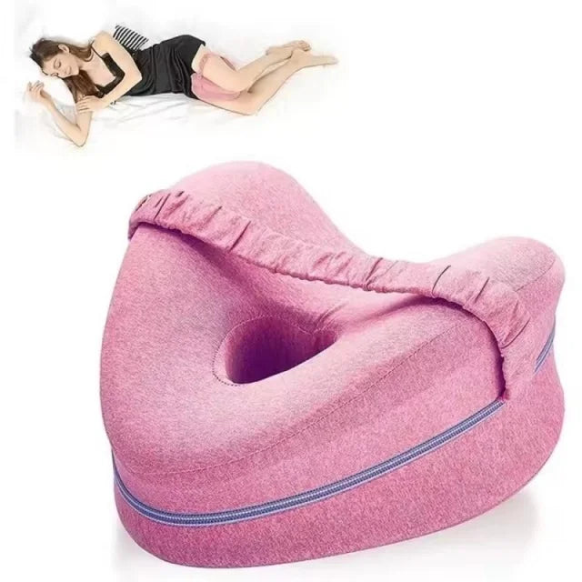 Orthopedic Hip Alignment Knee Pillow – Relieves Back, Hip & Sciatica Pain | Side Sleeper Cushion for Bed & Sofa