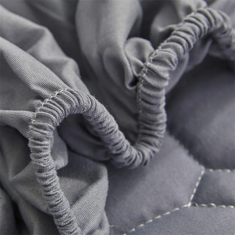 Couple Double Elastic Fitted Bed Sheet – Mattress Cover 140/160x200 Queen Size Bed Linen