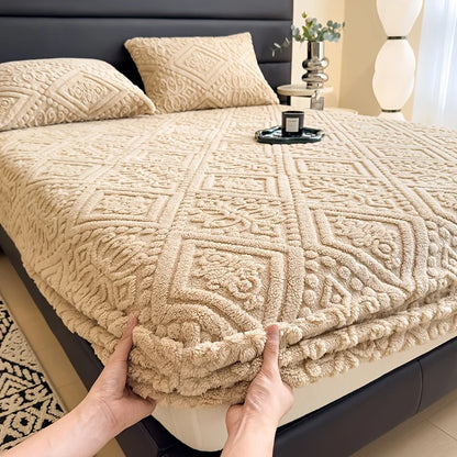 Summer Cool Feeling Mattress Cover – Cooling Pad Mat with Elastic Band for Single, Double & Queen Beds