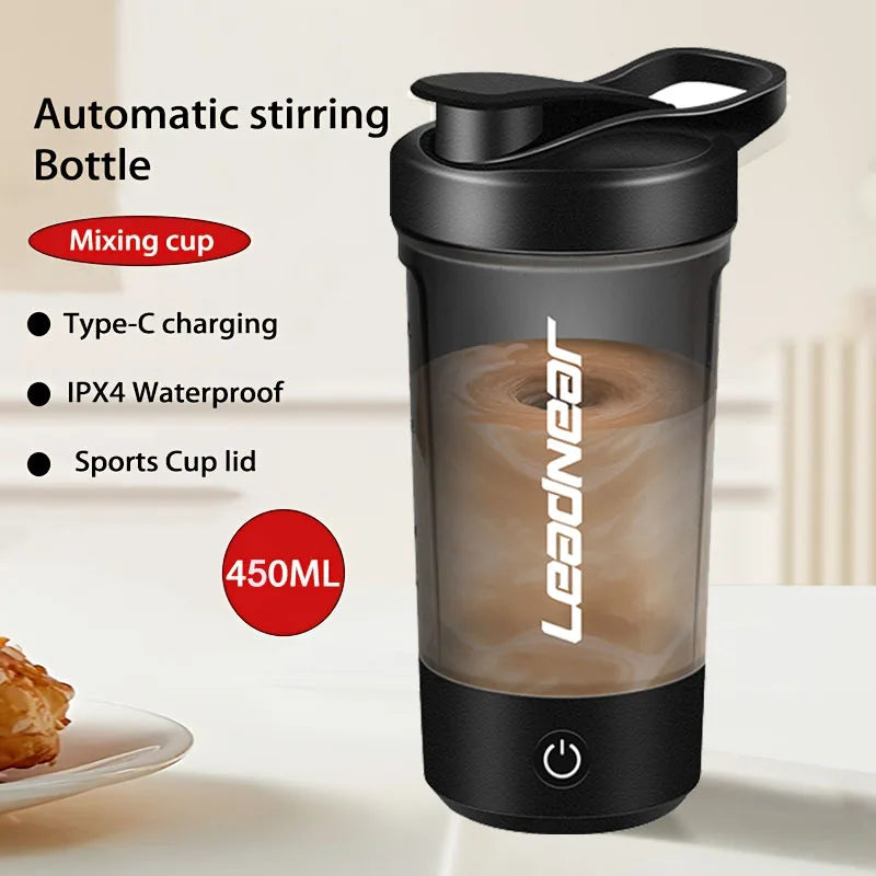 650ml USB Electric Portable Whey Protein Shaker bottle