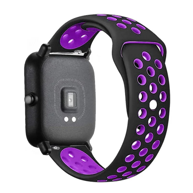 20mm 22mm Silicone Band For Samsung Galaxy Watch 4 Strap Correa Amazfit Bip 3/GTS/2/2e/3/2 Mini GTR 2e 3 GT2 Pro Bracelet GT2E